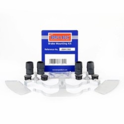 Brake Disc Pad Accessory Kit BORG & BECK BBK1560 for AUDI