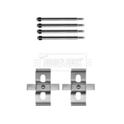 Brake Disc Pad Accessory Kit BORG & BECK BBK1565 for MERCEDES