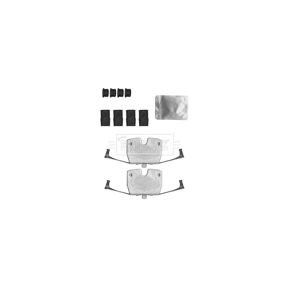 Brake Disc Pad Accessory Kit BORG & BECK BBK1568 for BMW