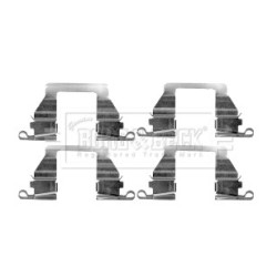 Brake Disc Pad Accessory Kit BORG & BECK BBK1569 for MITSUBISHI