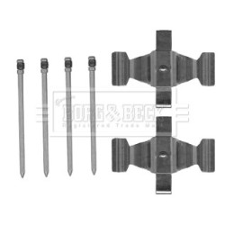 Brake Disc Pad Accessory Kit BORG & BECK BBK1570 for MERCEDES