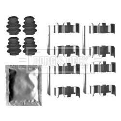 Brake Disc Pad Accessory Kit BORG & BECK BBK1571 for HYUNDAI