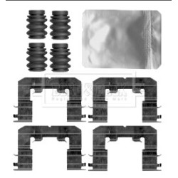 Brake Disc Pad Accessory Kit BORG & BECK BBK1574 for KIA OPTIMA
