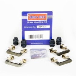 Brake Disc Pad Accessory Kit BORG & BECK BBK1574 for KIA OPTIMA
