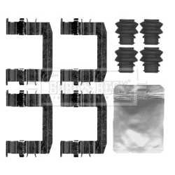 Brake Disc Pad Accessory Kit BORG & BECK BBK1576 for HYUNDAI ix55