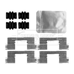 Brake Disc Pad Accessory Kit BORG & BECK BBK1577 for MERCEDES CITAN