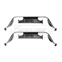 Brake Disc Pad Accessory Kit BORG & BECK BBK1581 for BMW