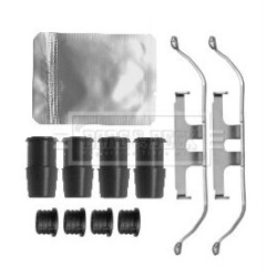 Brake Disc Pad Accessory Kit BORG & BECK BBK1584 for BMW