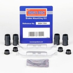 Brake Disc Pad Accessory Kit BORG & BECK BBK1584 for BMW