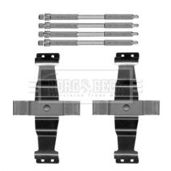 Brake Disc Pad Accessory Kit BORG & BECK BBK1589 for BMW