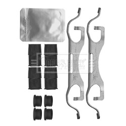 Brake Disc Pad Accessory Kit BORG & BECK BBK1590 for MERCEDES