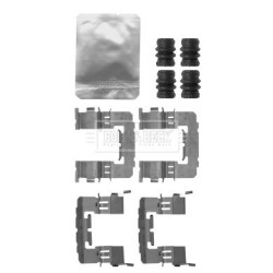 Brake Disc Pad Accessory Kit BORG & BECK BBK1595 for SUBARU