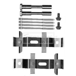 Brake Disc Pad Accessory Kit BORG & BECK BBK1598 for LAND ROVER