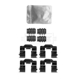 Brake Disc Pad Accessory Kit BORG & BECK BBK1604 for CITROEN &more..