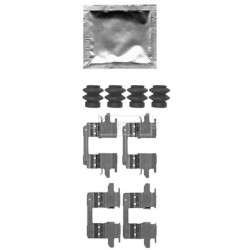 Brake Disc Pad Accessory Kit BORG & BECK BBK1605 for NISSAN