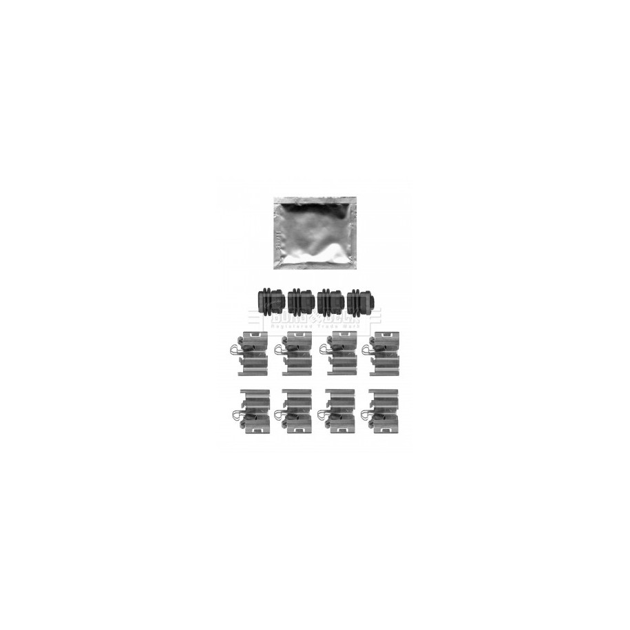 Brake Disc Pad Accessory Kit BORG & BECK BBK1614 for CHRYSLER &more..