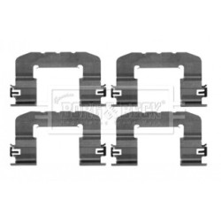 Brake Disc Pad Accessory Kit BORG & BECK BBK1618 for HYUNDAI