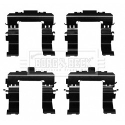 Brake Disc Pad Accessory Kit BORG & BECK BBK1622 for SUBARU