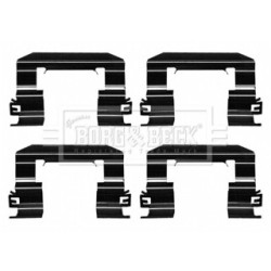 Brake Disc Pad Accessory Kit BORG & BECK BBK1623 for HYUNDAI