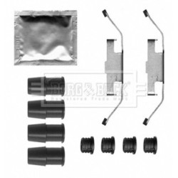 Brake Disc Pad Accessory Kit BORG & BECK BBK1630 for BMW