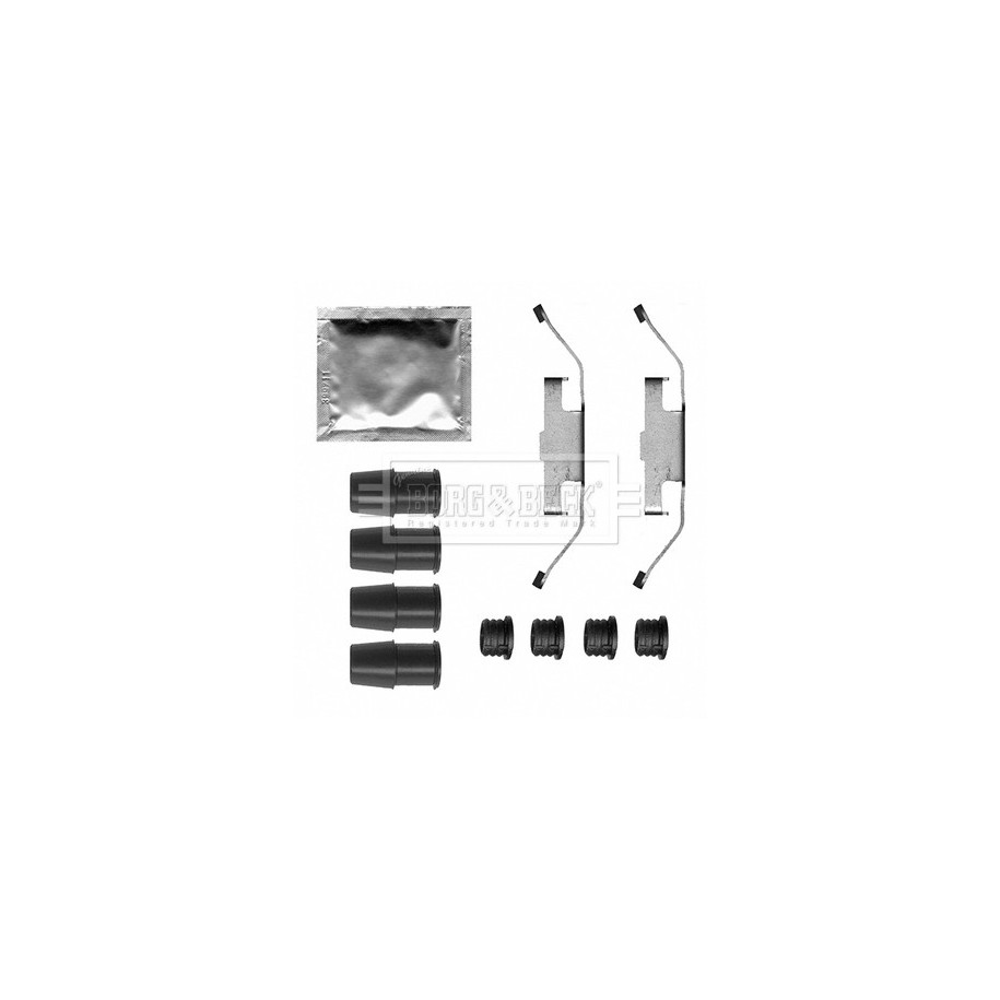 Brake Disc Pad Accessory Kit BORG & BECK BBK1630 for BMW