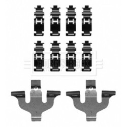 Brake Disc Pad Accessory Kit BORG & BECK BBK1633 for AUDI Q7