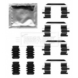 Brake Disc Pad Accessory Kit BORG & BECK BBK1637 for VAUXHALL