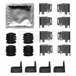 Brake Disc Pad Accessory Kit BORG & BECK BBK1638 for MERCEDES