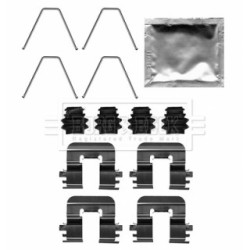 Brake Disc Pad Accessory Kit BORG & BECK BBK1646 for KIA