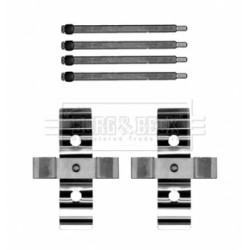 Brake Disc Pad Accessory Kit BORG & BECK BBK1651 for TESLA