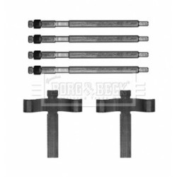 Brake Disc Pad Accessory Kit BORG & BECK BBK1654 for TESLA