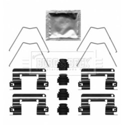 Brake Disc Pad Accessory Kit BORG & BECK BBK1655 for HYUNDAI