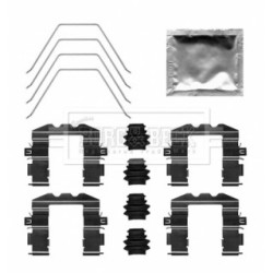 Brake Disc Pad Accessory Kit BORG & BECK BBK1656 for HYUNDAI