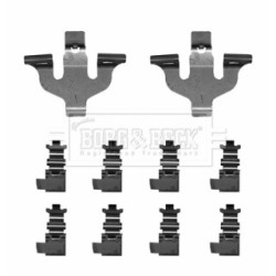 Brake Disc Pad Accessory Kit BORG & BECK BBK1660 for AUDI