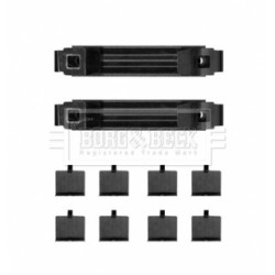 Brake Disc Pad Accessory Kit BORG & BECK BBK1663 for BMW