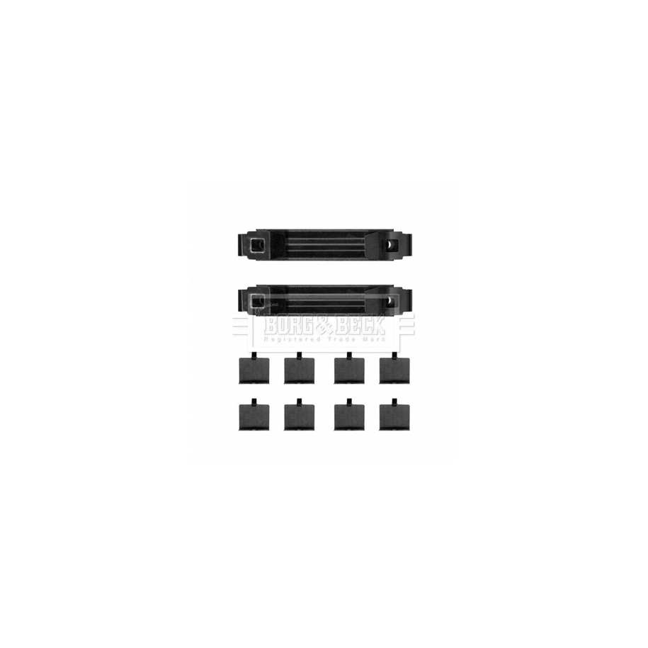 Brake Disc Pad Accessory Kit BORG & BECK BBK1663 for BMW
