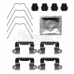 Brake Disc Pad Accessory Kit BORG & BECK BBK1664 for KIA CEE'D