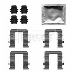 Brake Disc Pad Accessory Kit BORG & BECK BBK1674 for KIA SORENTO
