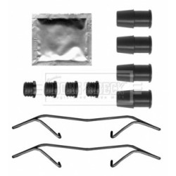 Brake Disc Pad Accessory Kit BORG & BECK BBK1676 for VAUXHALL ASTRA