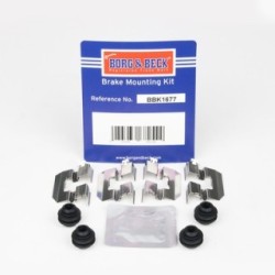 Brake Disc Pad Accessory Kit BORG & BECK BBK1677 for MINI MINI