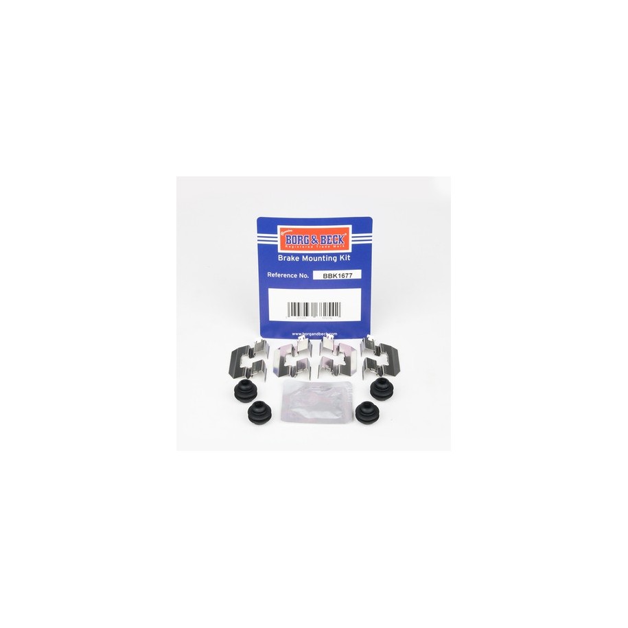 Brake Disc Pad Accessory Kit BORG & BECK BBK1677 for MINI MINI