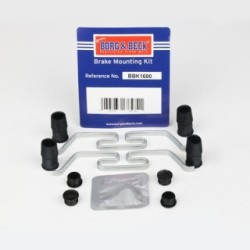 Brake Disc Pad Accessory Kit BORG & BECK BBK1680 for JAGUAR