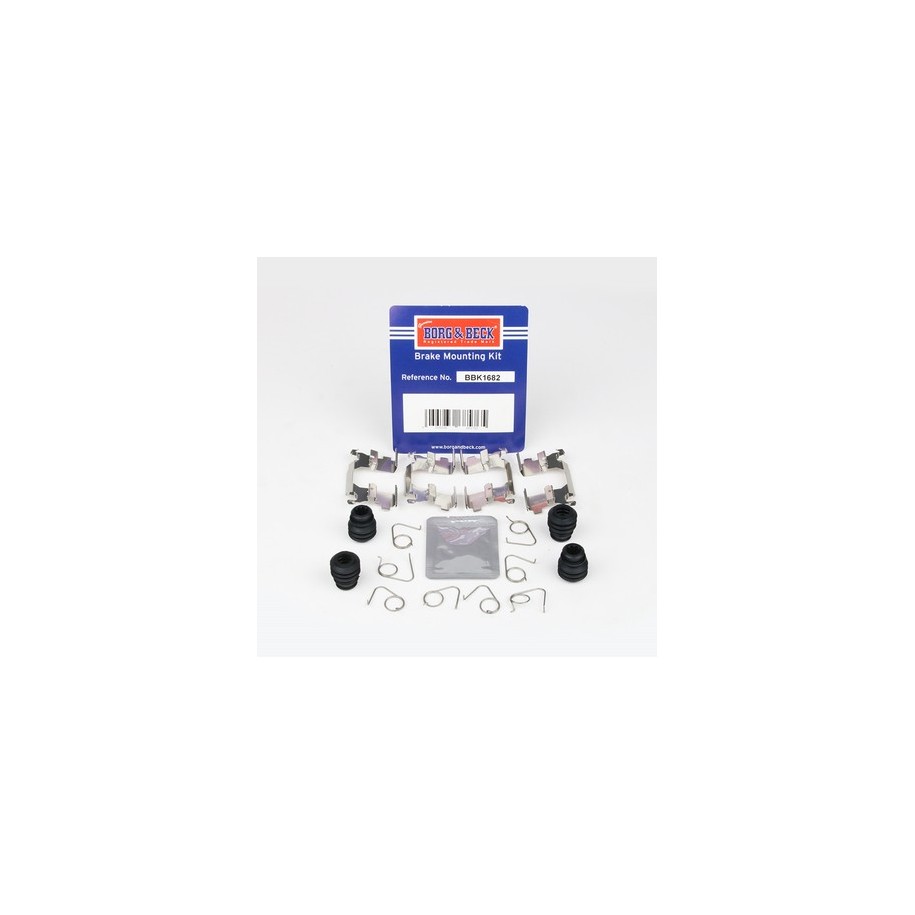 Brake Disc Pad Accessory Kit BORG & BECK BBK1682 for SUZUKI