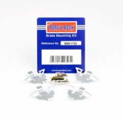 Brake Disc Pad Accessory Kit BORG & BECK BBK1700 for AUDI Q7
