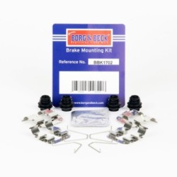 Brake Disc Pad Accessory Kit BORG & BECK BBK1702 for HYUNDAI KONA