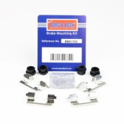 Brake Disc Pad Accessory Kit BORG & BECK BBK1703 for VAUXHALL