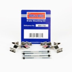 Brake Disc Pad Accessory Kit BORG & BECK BBK1709 for BMW