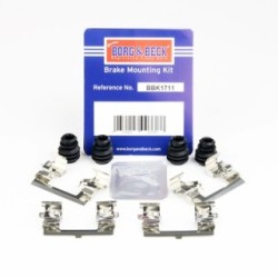 Brake Disc Pad Accessory Kit BORG & BECK BBK1711 for VAUXHALL