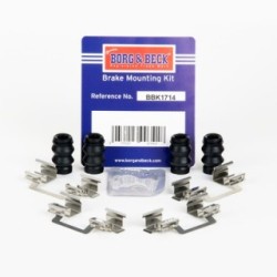 Brake Disc Pad Accessory Kit BORG & BECK BBK1714 for VW AMAROK