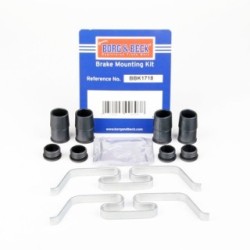 Brake Disc Pad Accessory Kit BORG & BECK BBK1718 for CITROEN &more..